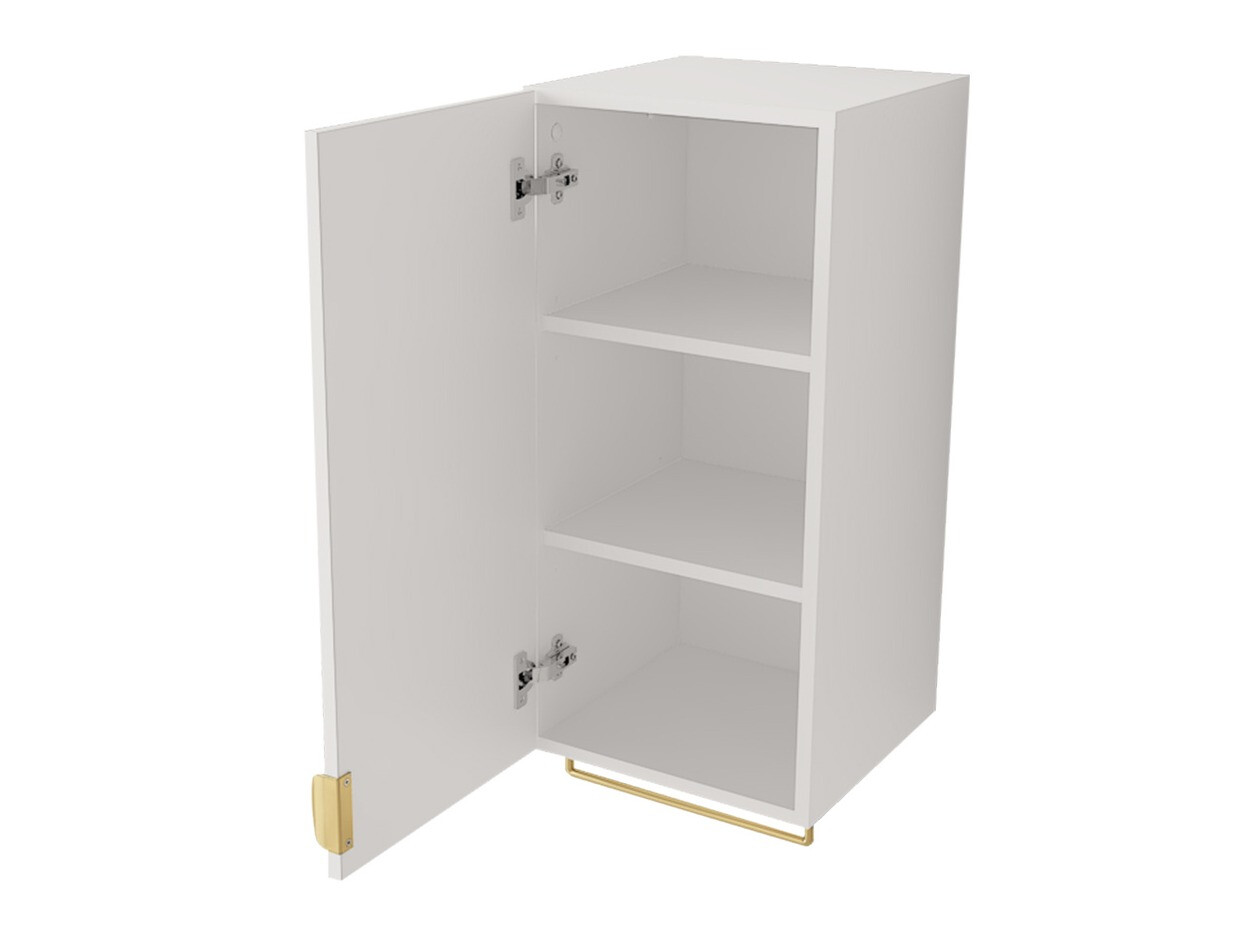 Fali fürdőszoba szekrény Matrix (Szürke)