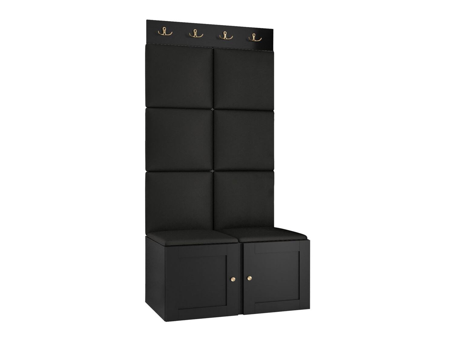 Előszoba garnitúra Hartford 375 (Fekete)