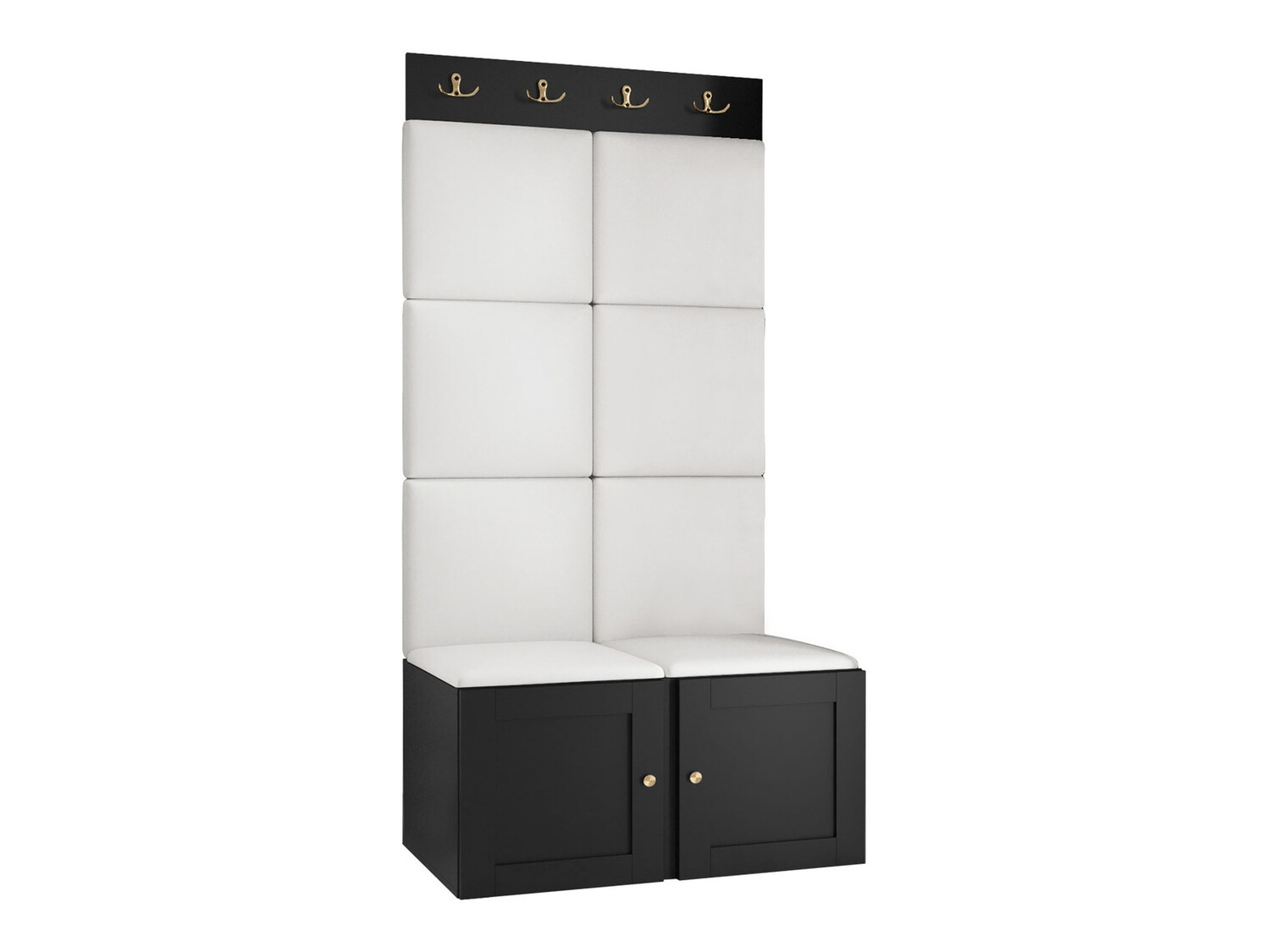 Előszoba garnitúra Hartford 375 (Fekete)