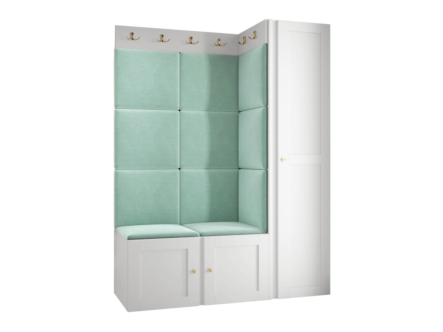 Előszoba garnitúra Hartford 377 (Fehér)