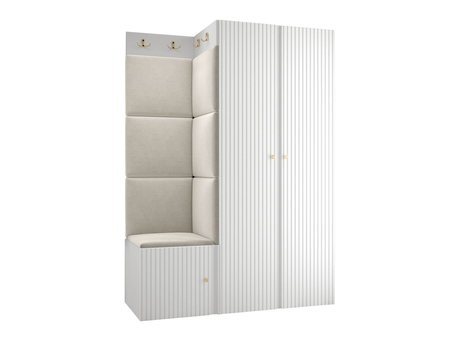 Előszoba garnitúra Hartford 387 (Fehér)