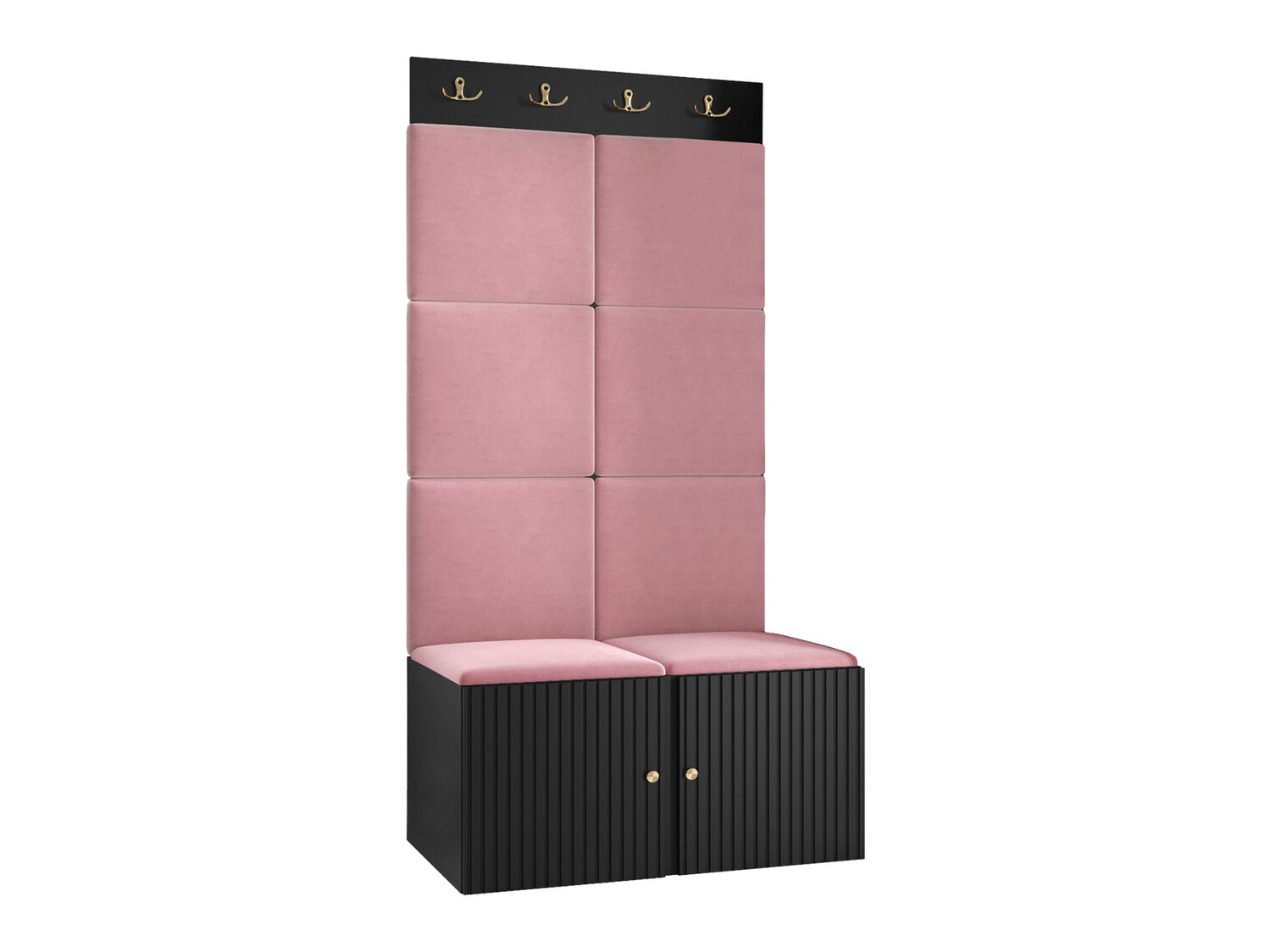 Előszoba garnitúra Hartford 383 (Fekete)