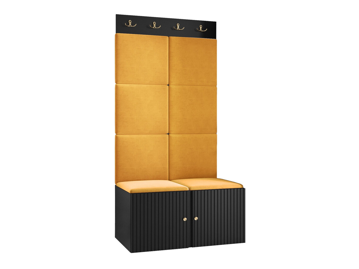 Előszoba garnitúra Hartford 383 (Fekete)