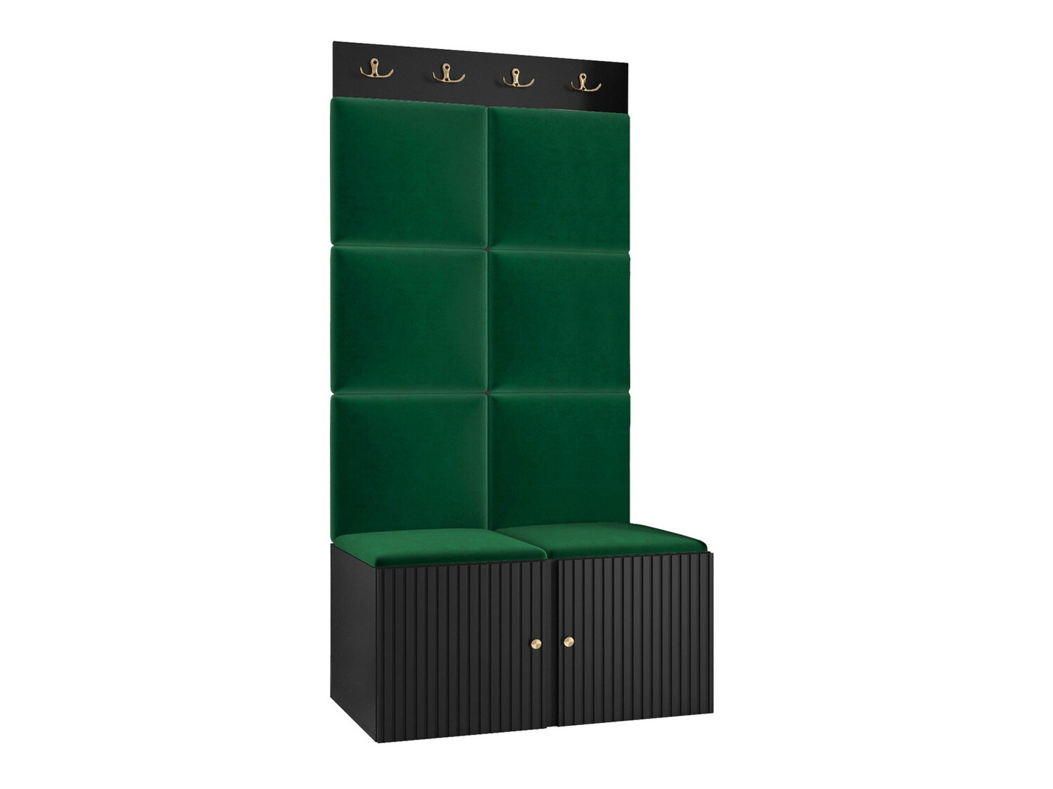 Előszoba garnitúra Hartford 383 (Fekete)