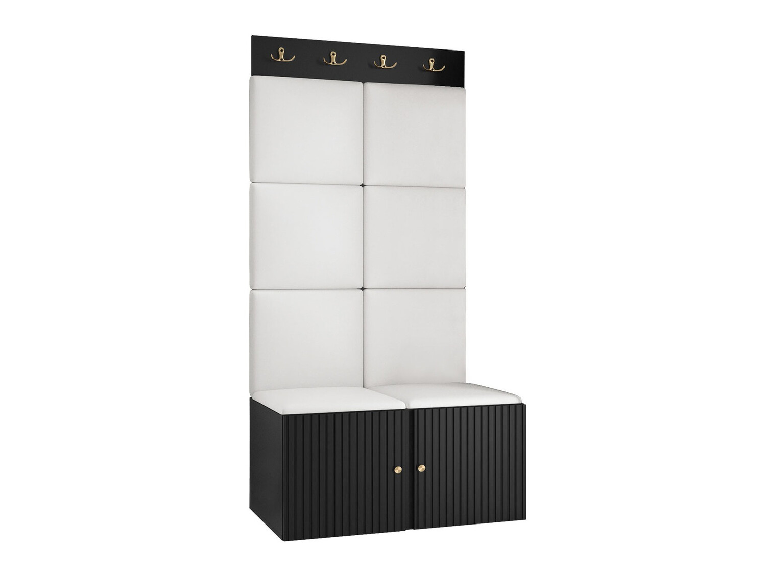 Előszoba garnitúra Hartford 383 (Fekete)