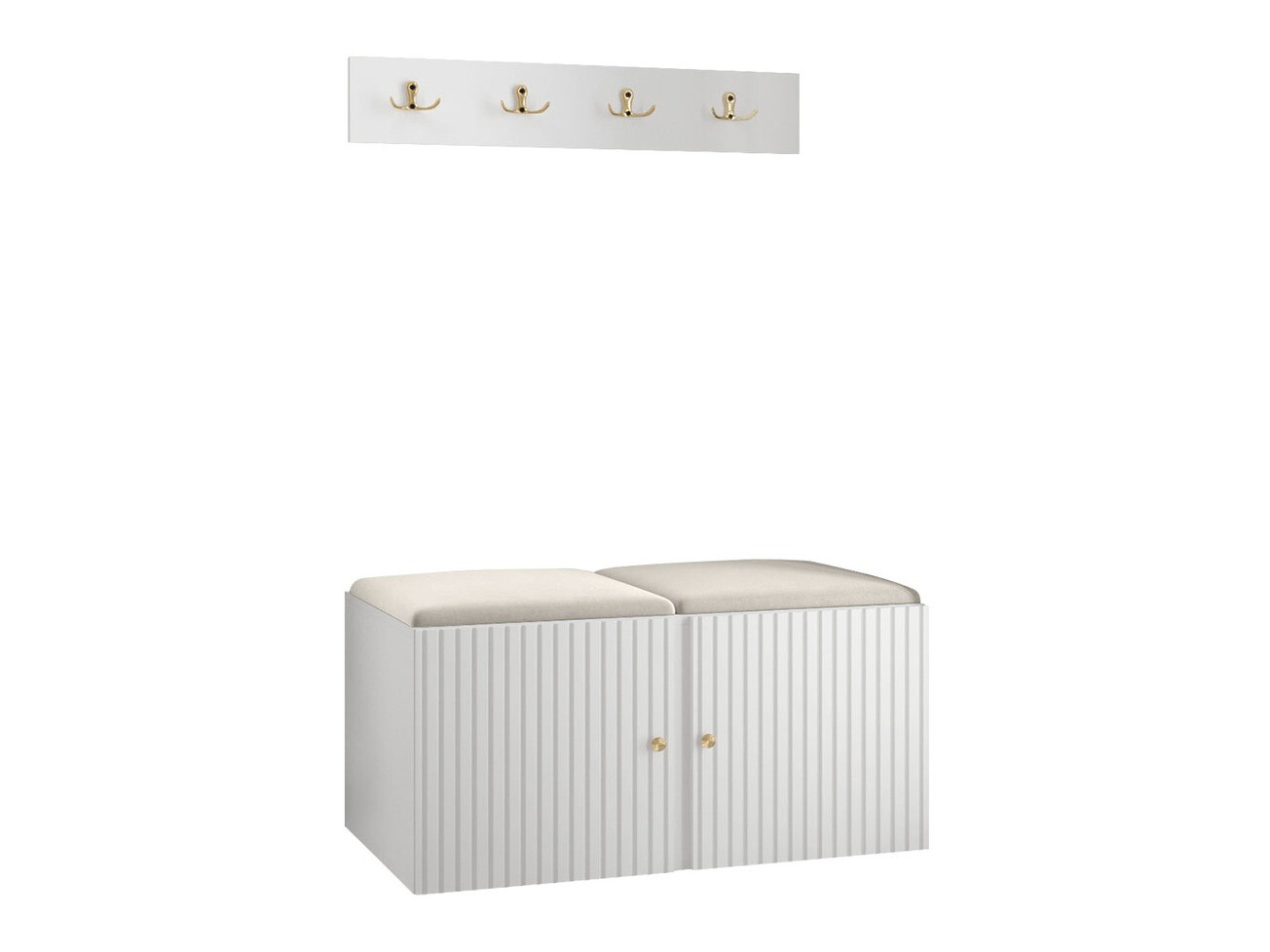 Előszoba garnitúra Hartford 384 (Fehér)