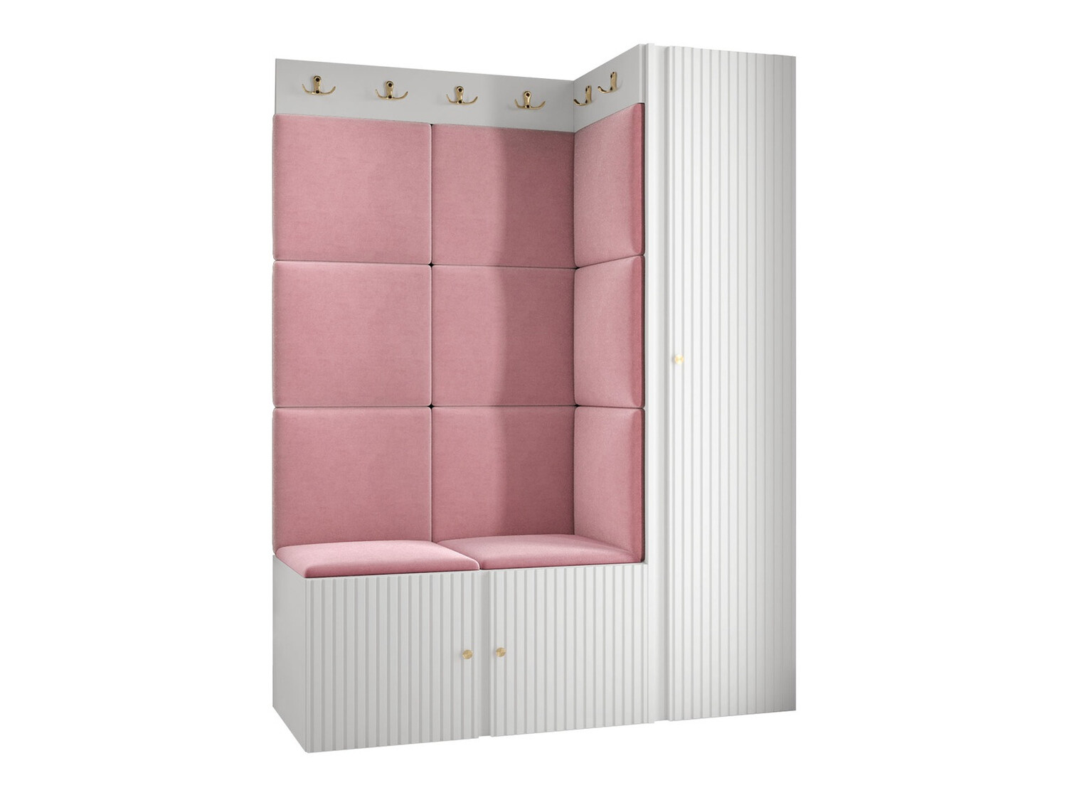 Előszoba garnitúra Hartford 385 (Fehér)