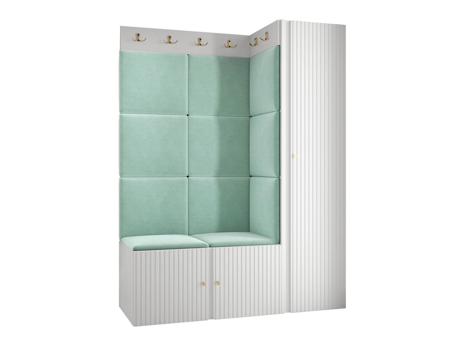 Előszoba garnitúra Hartford 385 (Fehér)