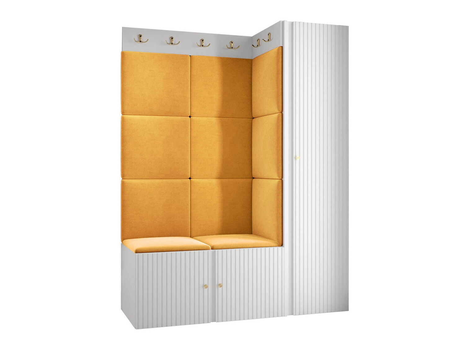 Előszoba garnitúra Hartford 385 (Fehér)