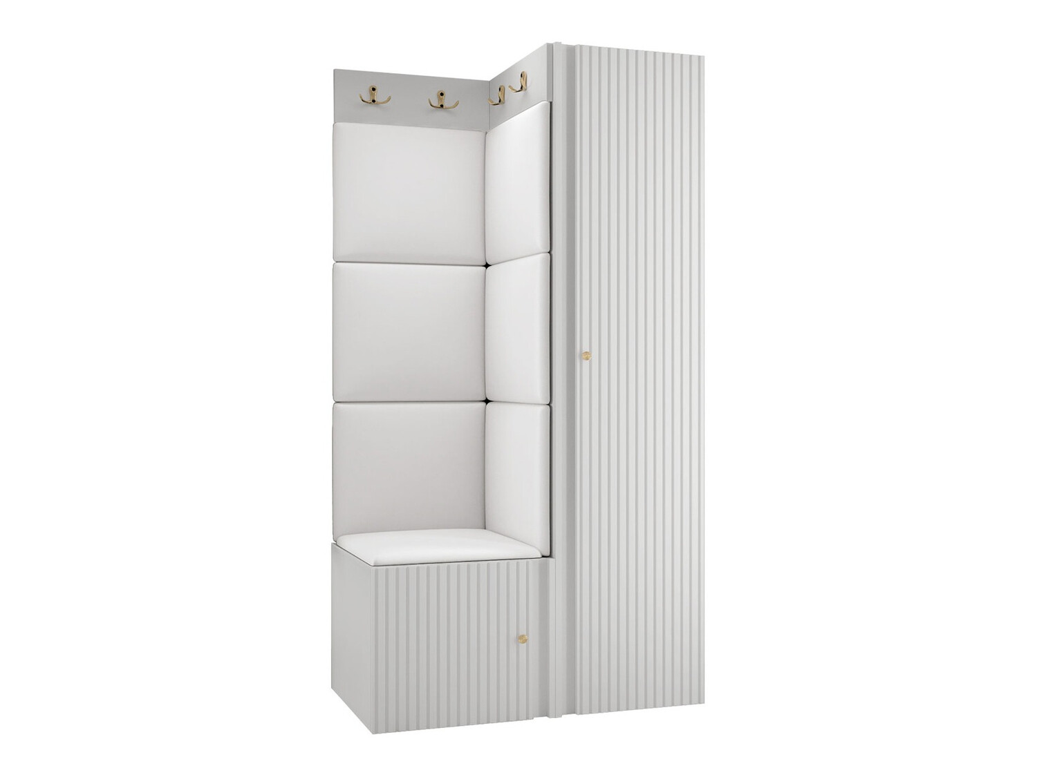 Előszoba garnitúra Hartford 390 (Lágy öko-bőr 017)