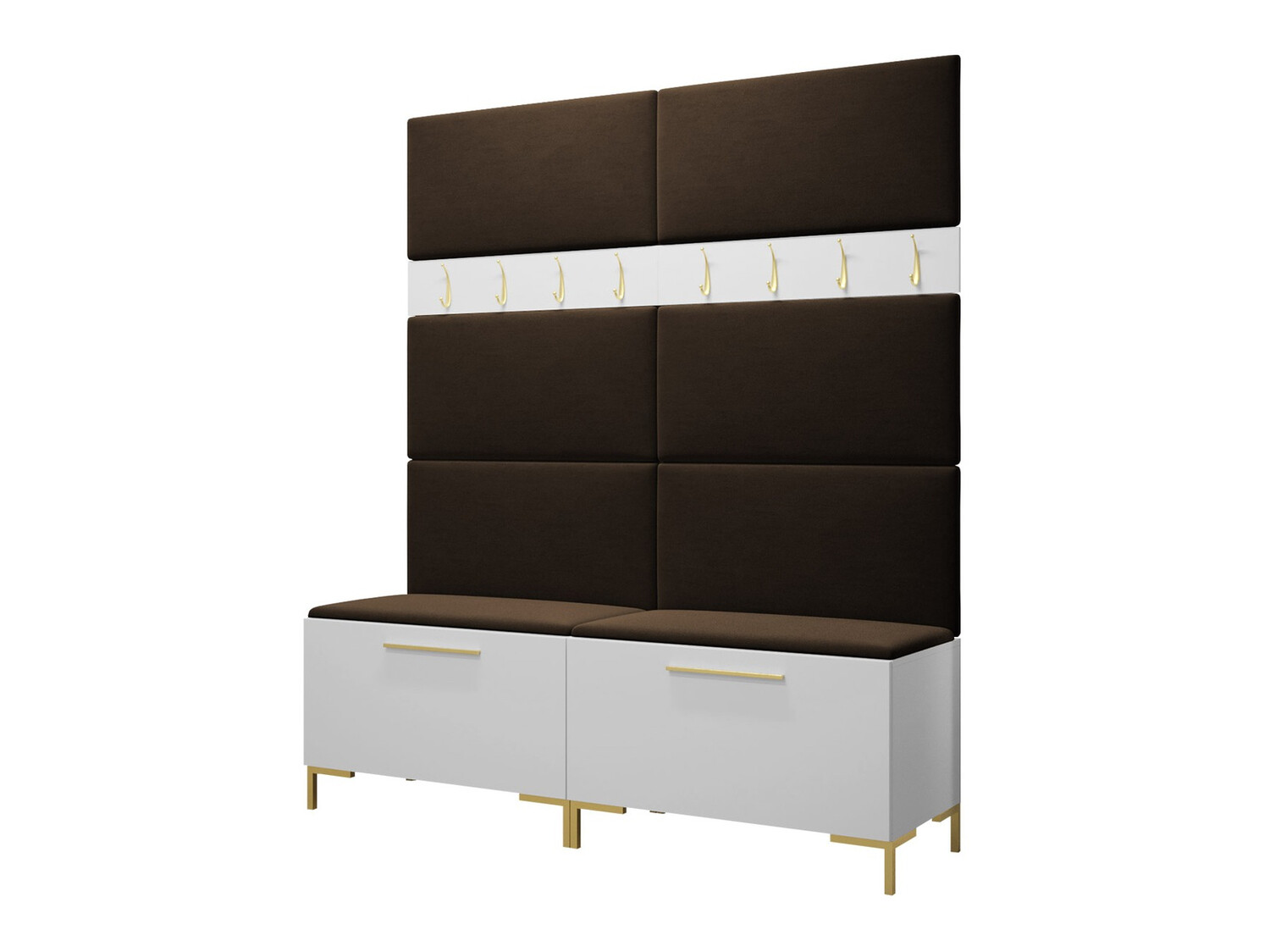 Előszoba garnitúra Nomal II (Fehér)