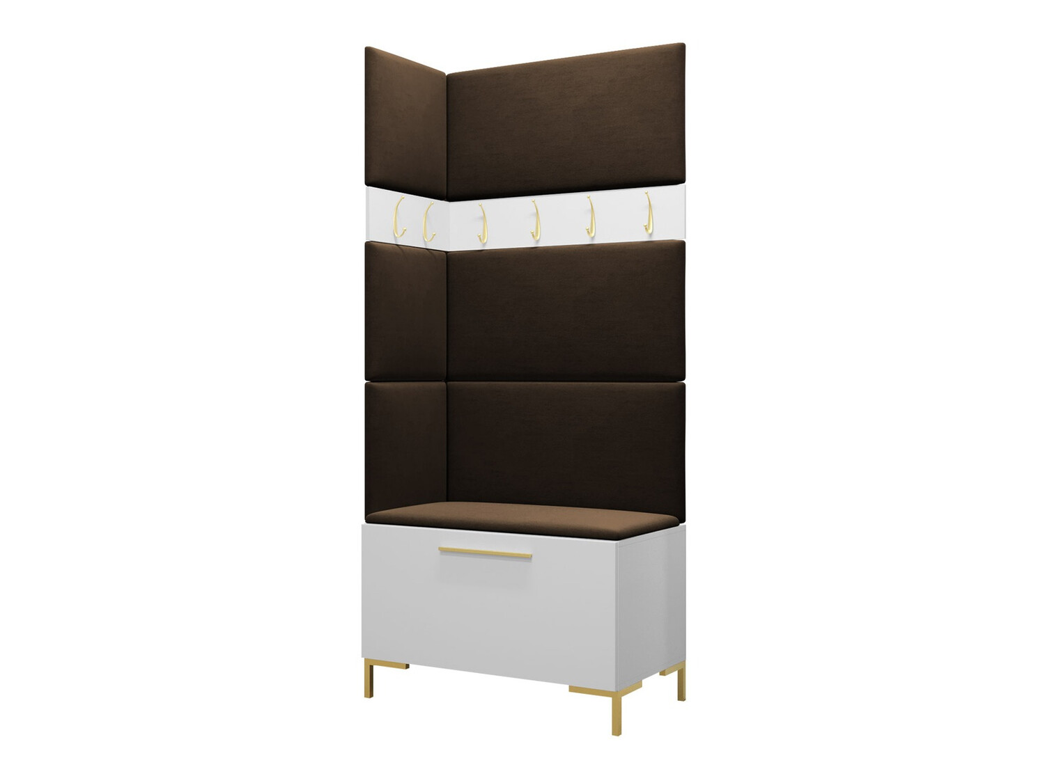 Előszoba garnitúra Nomal IV (Fehér)