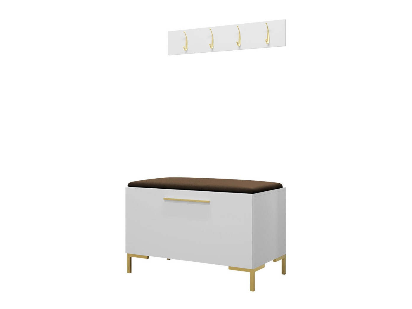 Előszoba garnitúra Nomal VIII (Fehér)