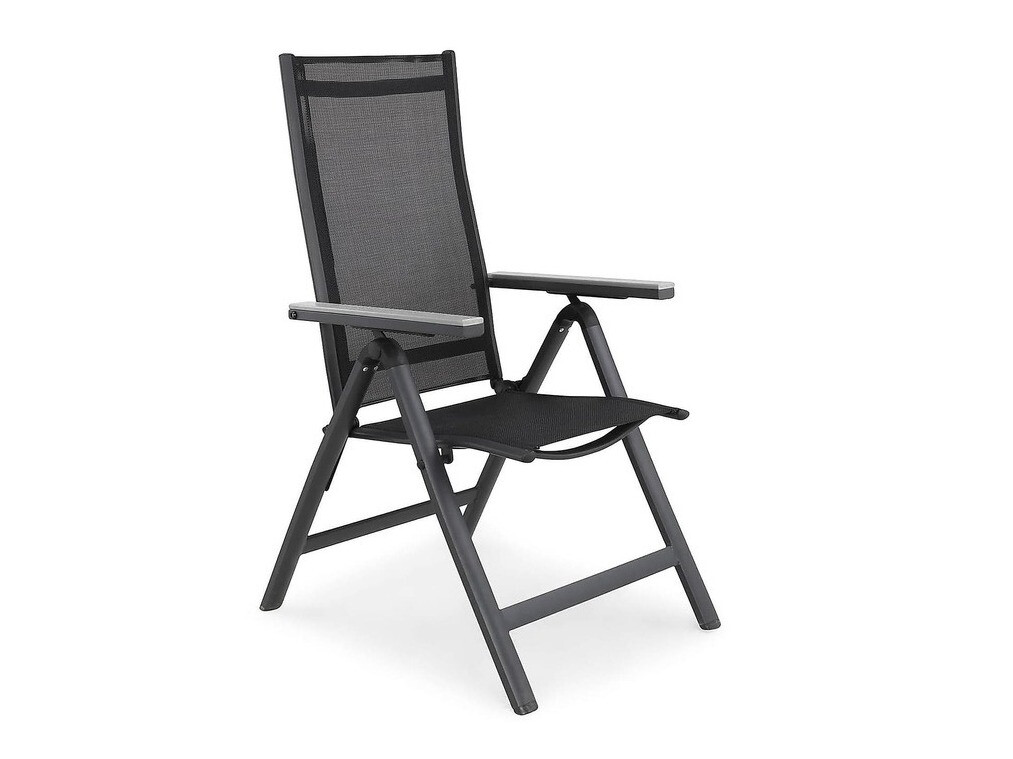 Asztal és szék garnitúra Comfort Garden 1451 (Fekete)