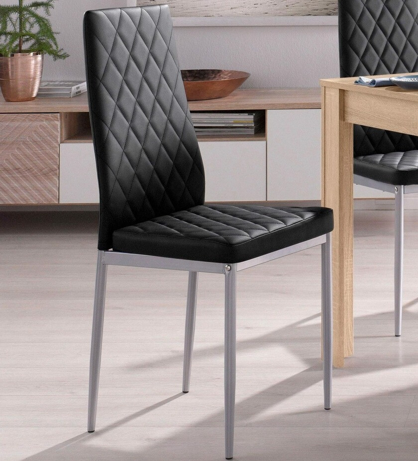 Étkezőgarnitúra Tulsa 568 (Fekete)