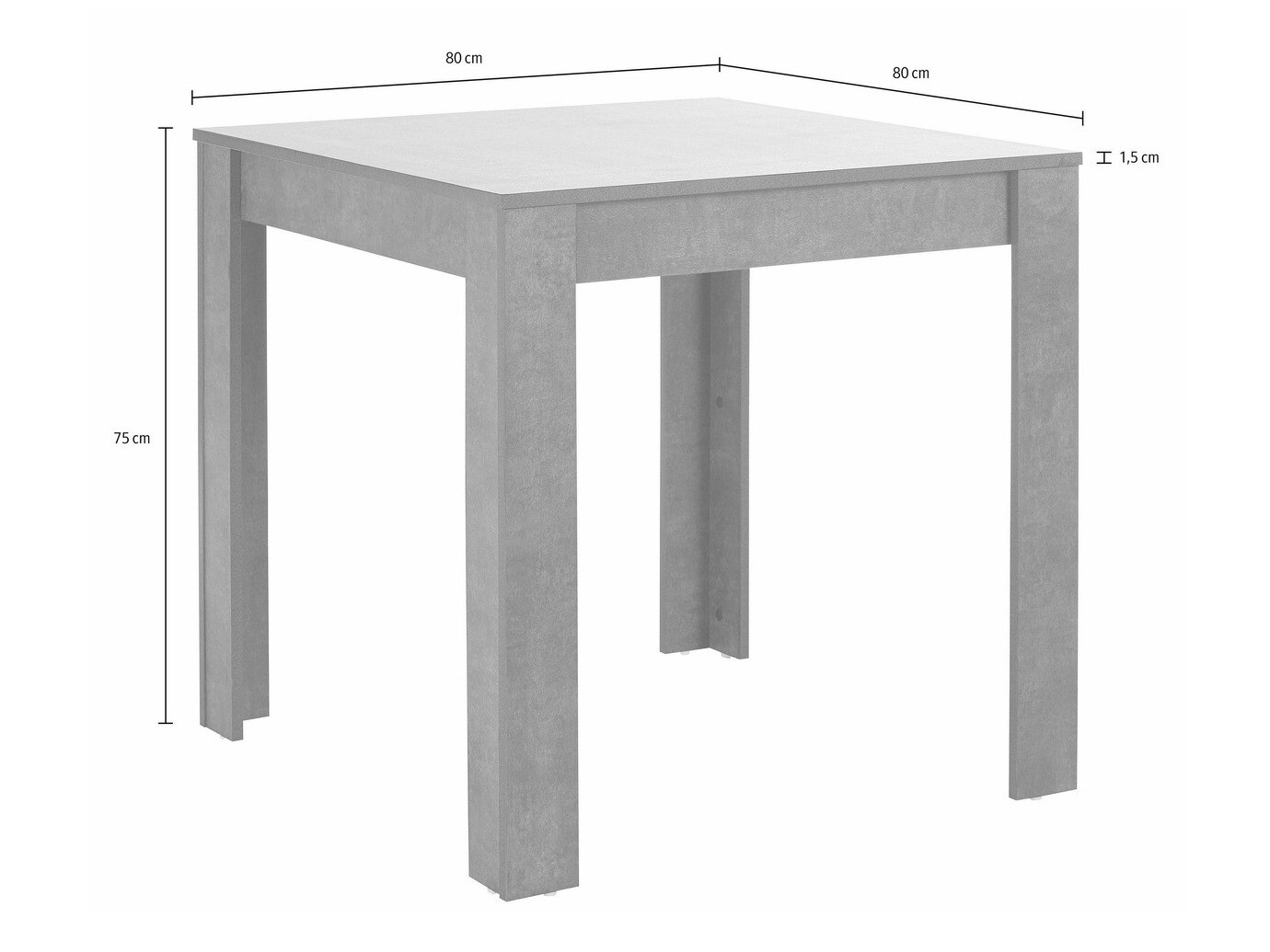 Étkezőgarnitúra Tulsa 568 (Fekete)