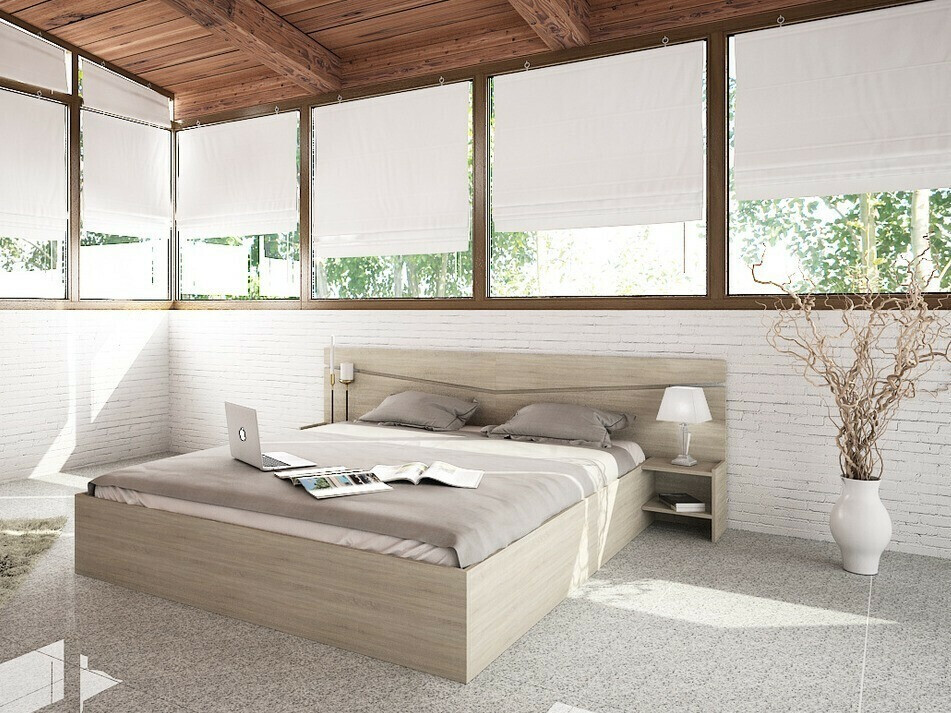 Hálószoba garnitúra Etfela 137 (Sonoma tölgy)