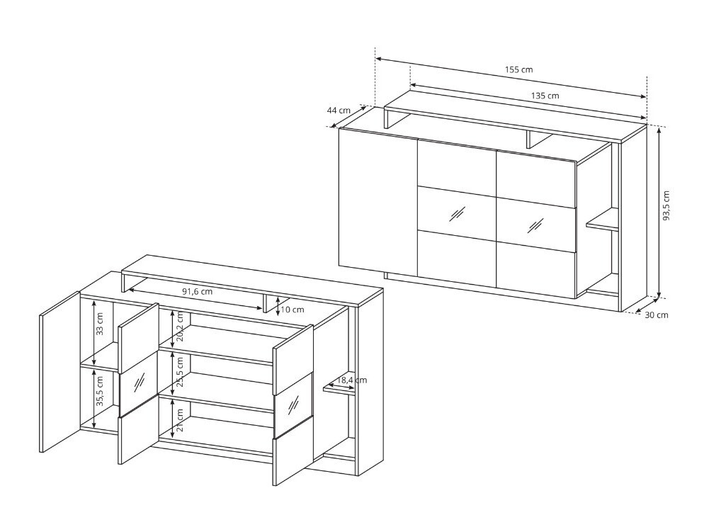 Szekrény Dorsono 100