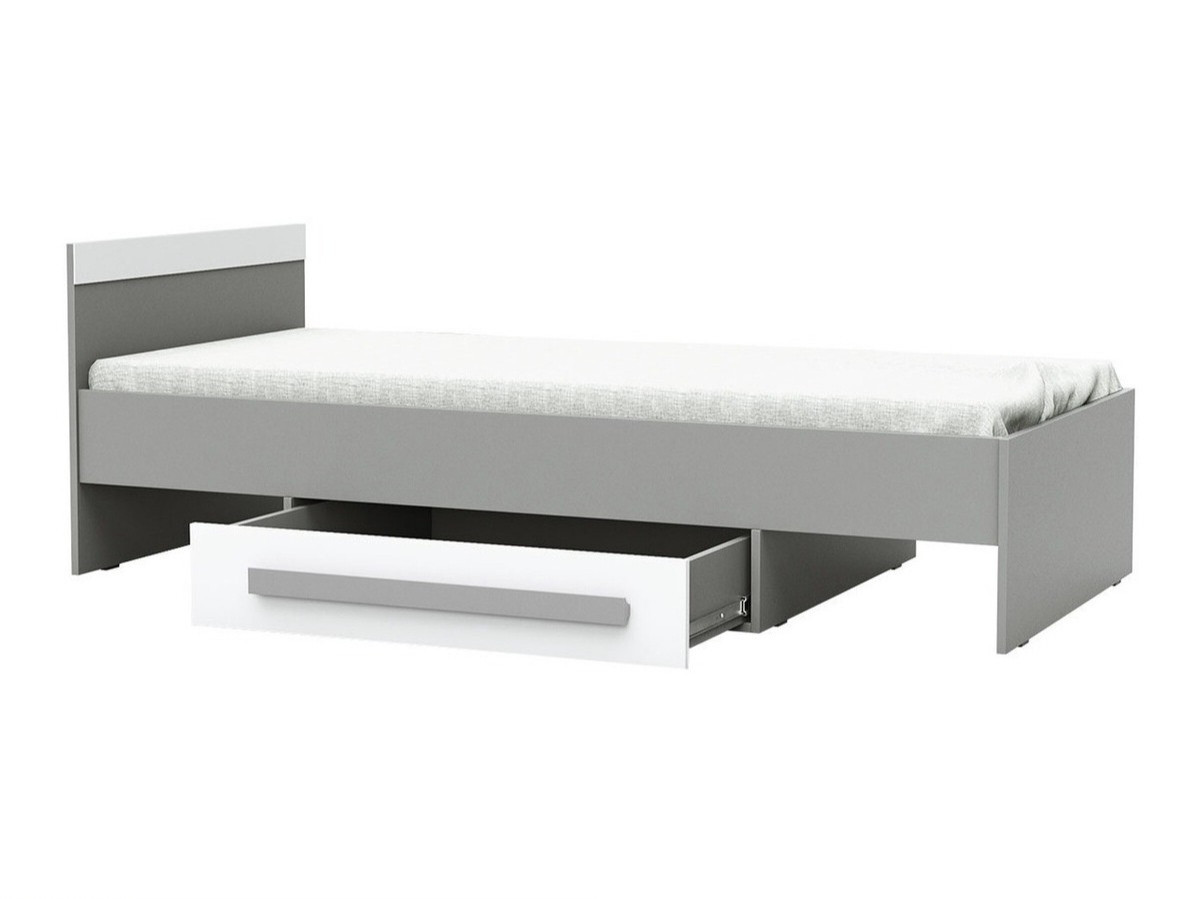 Ágy Akron H102 (Antracit + Fehér + Zöld)