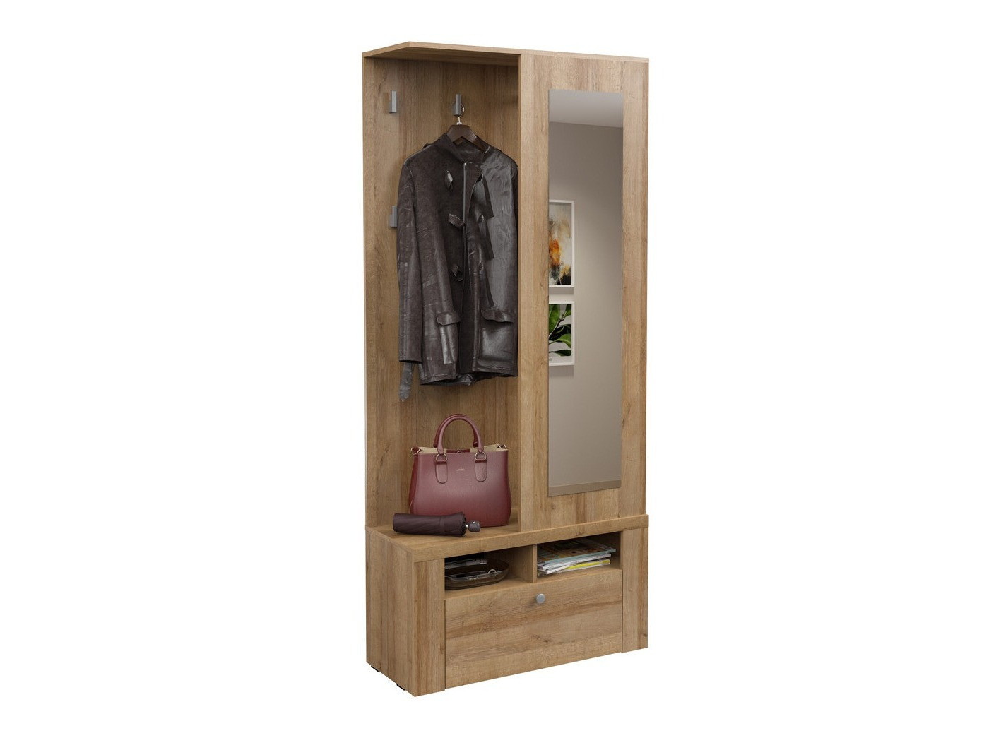 Előszoba garnitúra Salelbo 131 (Riviera tölgy)