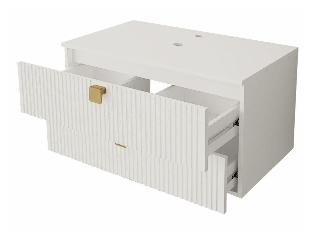 Fürdőszobai garnitúra Panium (Fehér)