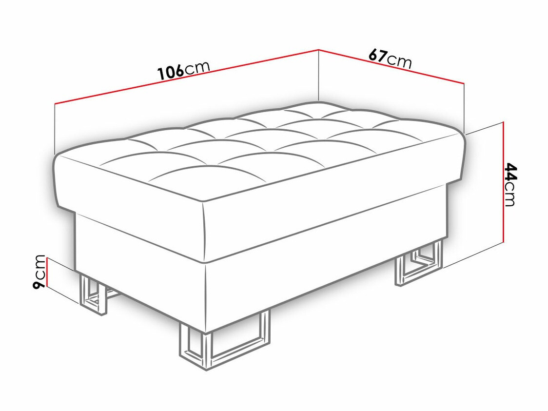 Kárpitozott pad Comfivo Anima (Fresh 11)