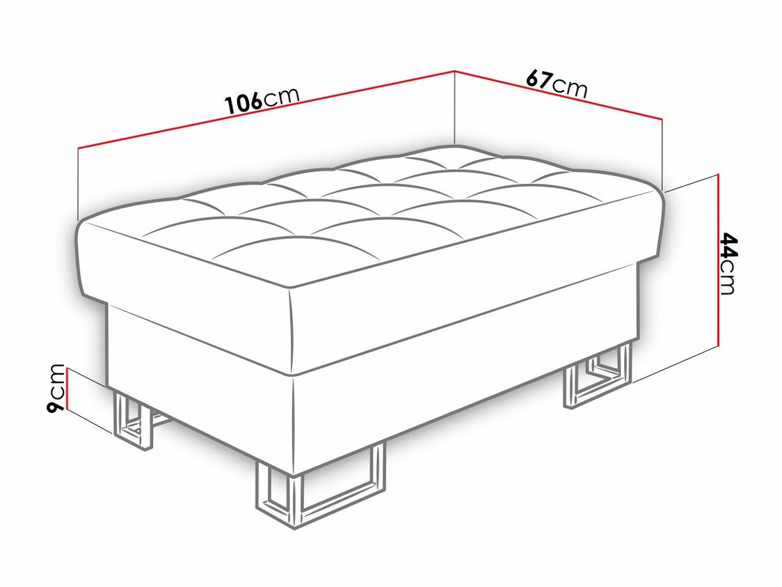 Kárpitozott pad Comfivo Anima (Magic Velvet 2227)