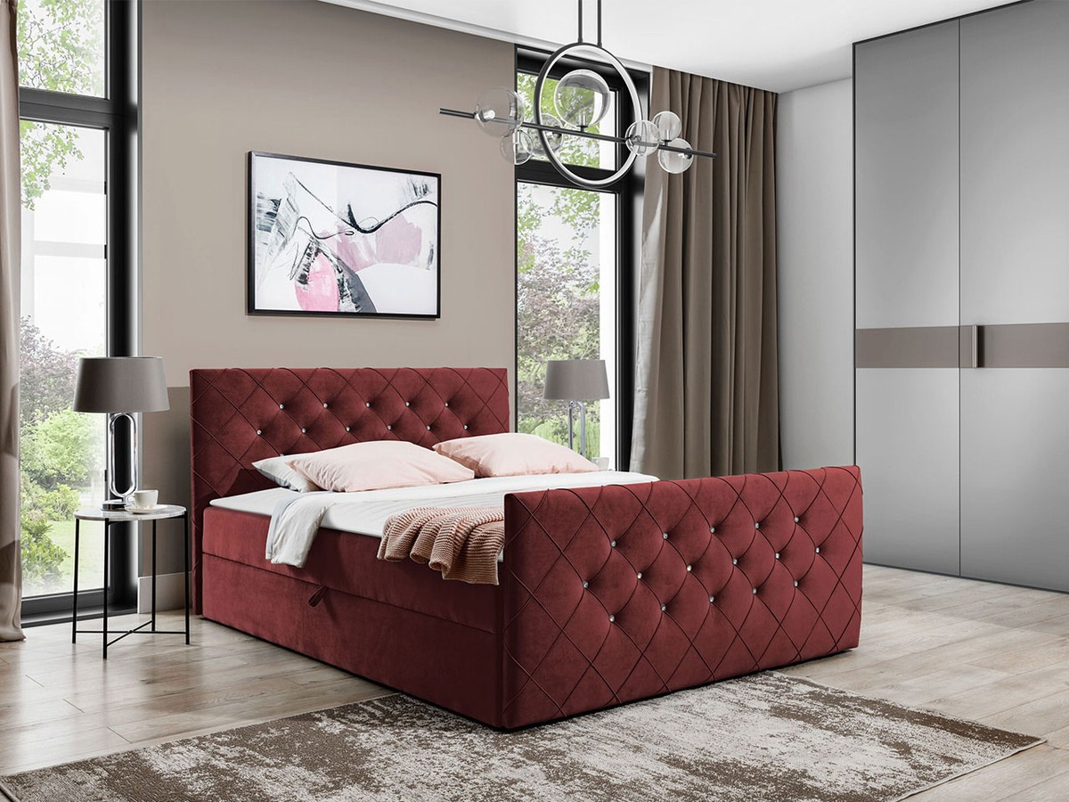 Kontinentális ágy Carmen (Amor Velvet 4306)