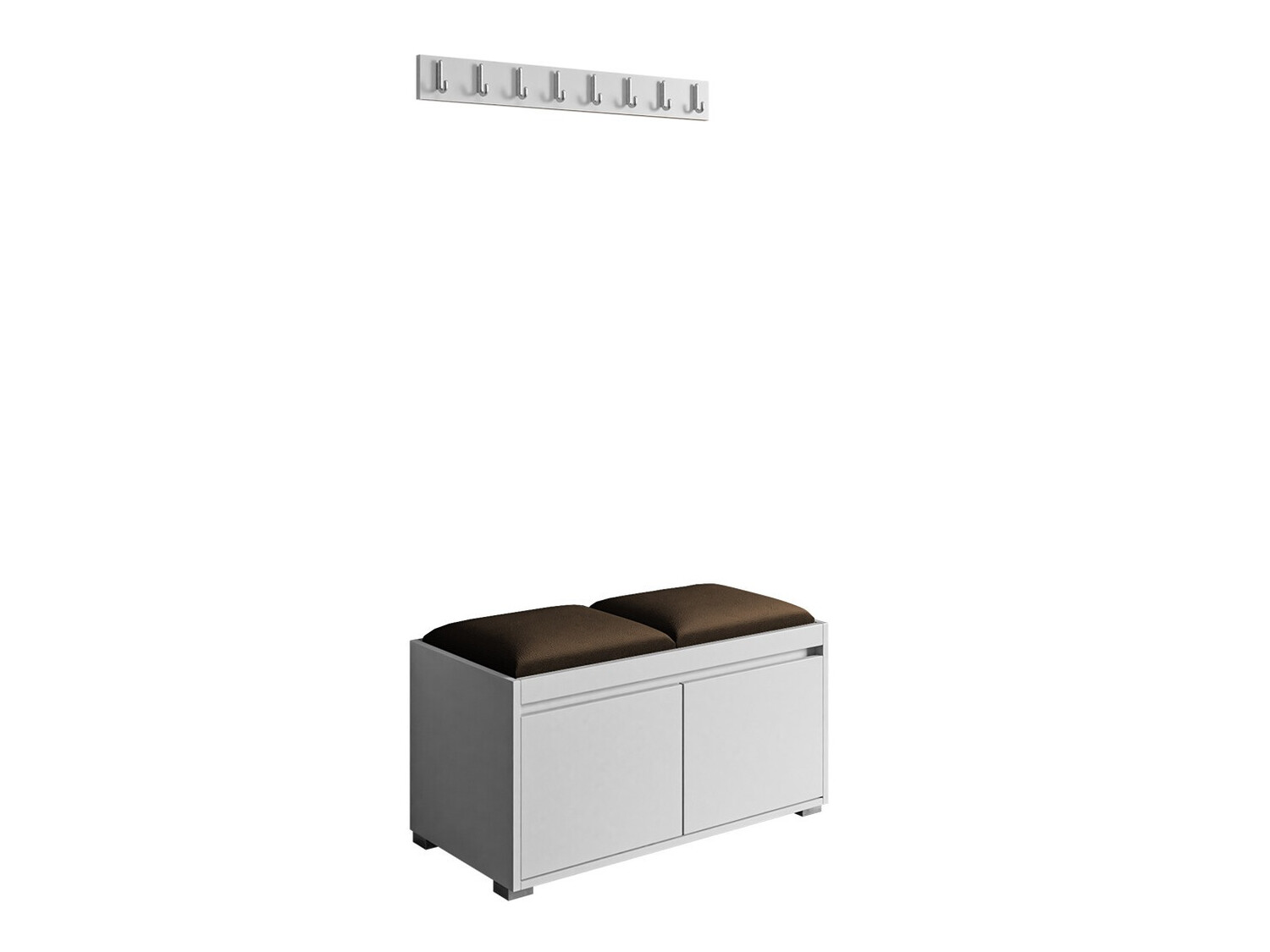 Előszoba garnitúra Comfivo Pinus I (Fehér + Manila 04)