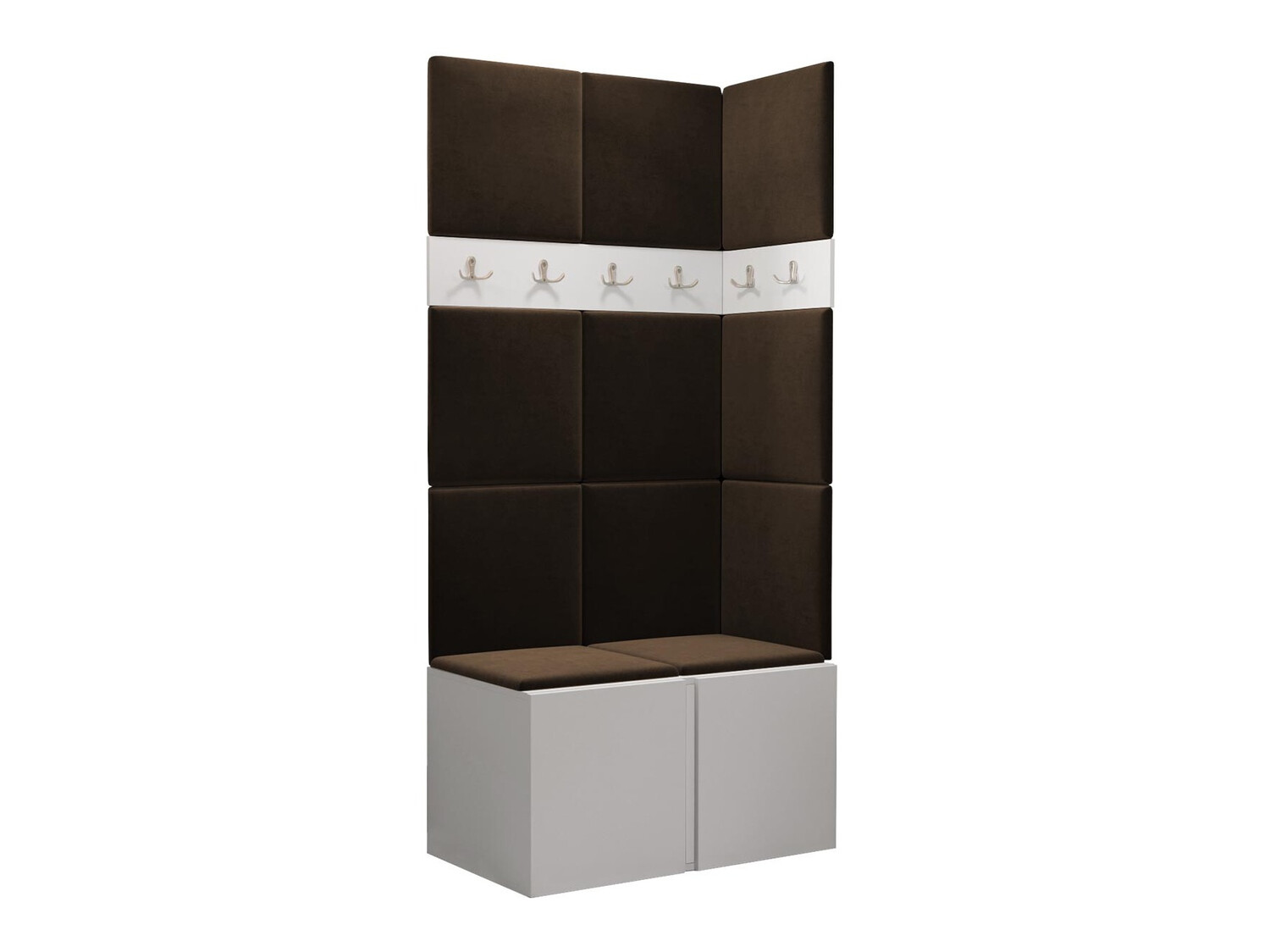 Előszoba garnitúra Pinis I (Fehér)