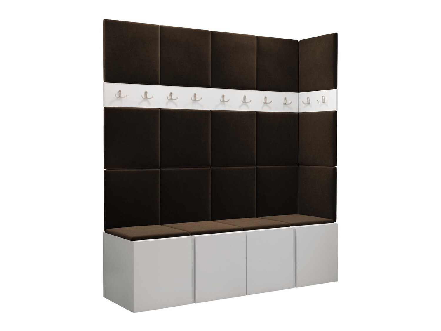 Előszoba garnitúra Pinis II (Fehér)