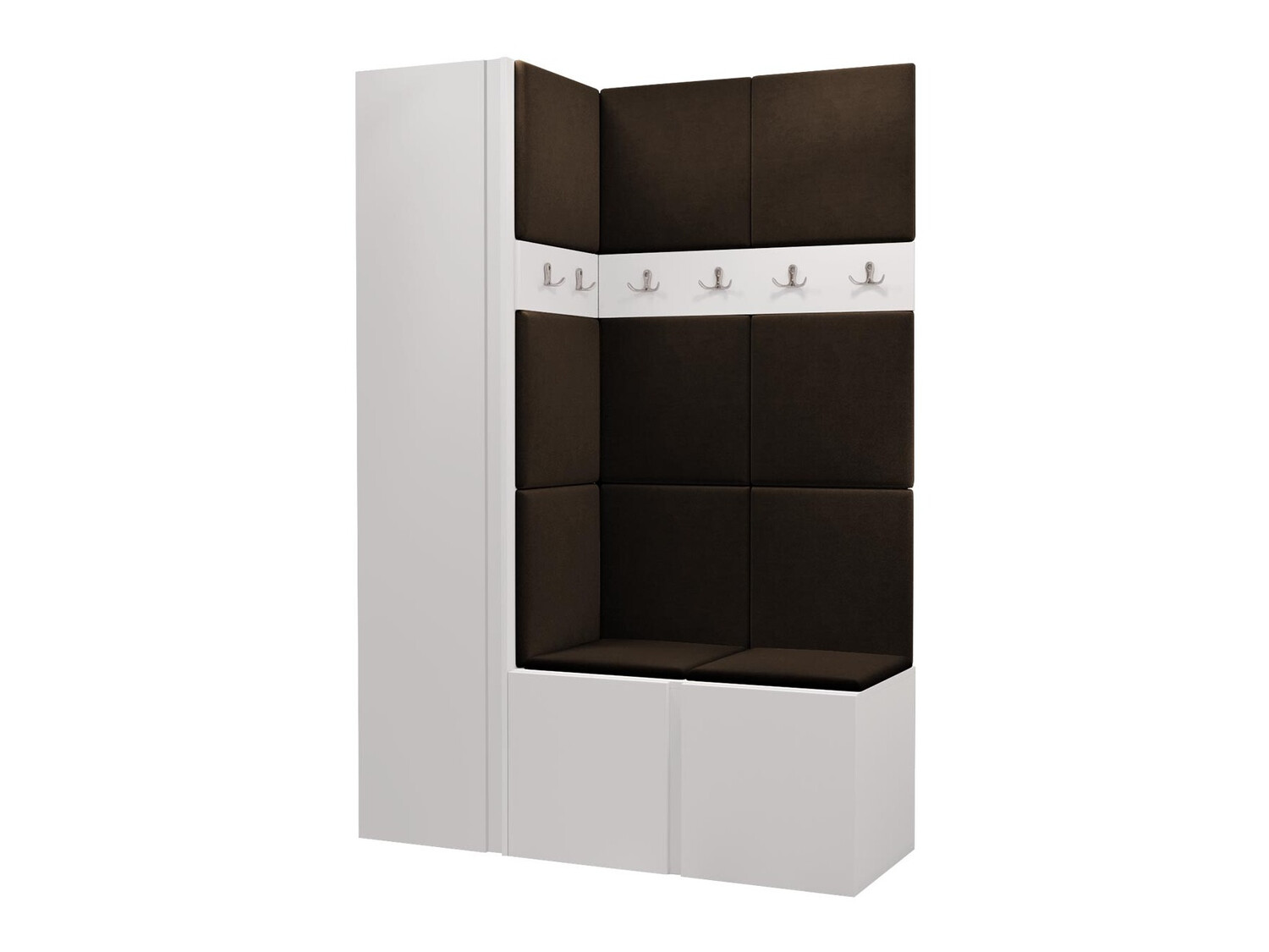 Előszoba garnitúra Pinis IX (Fehér)