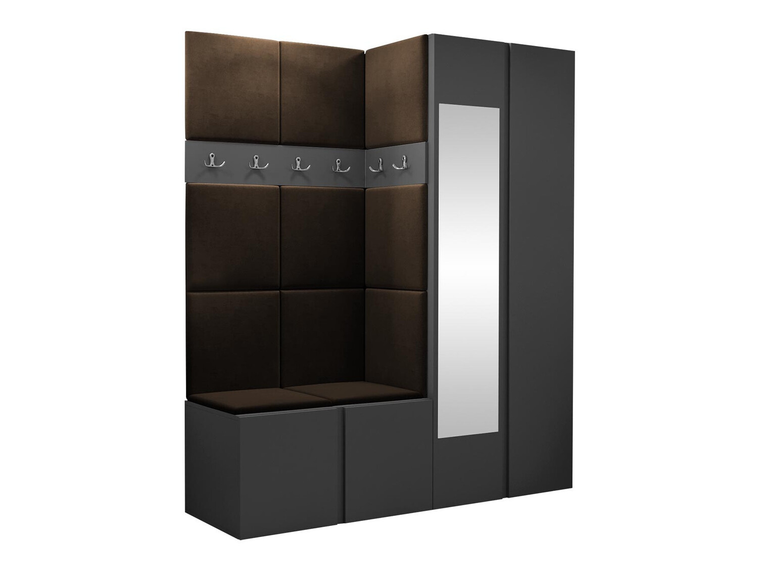 Előszoba garnitúra Hartford 278 (Grafit)