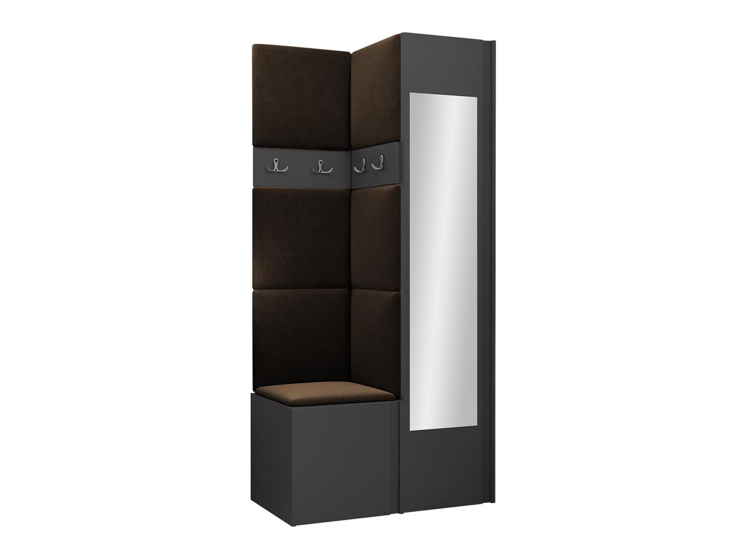 Előszoba garnitúra Hartford 354 (Grafit)