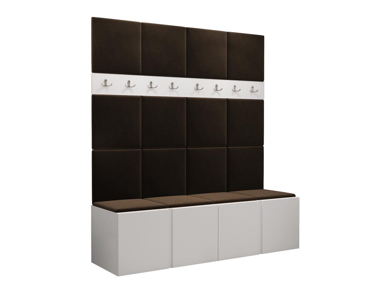 Előszoba garnitúra Pinis V (Fehér)