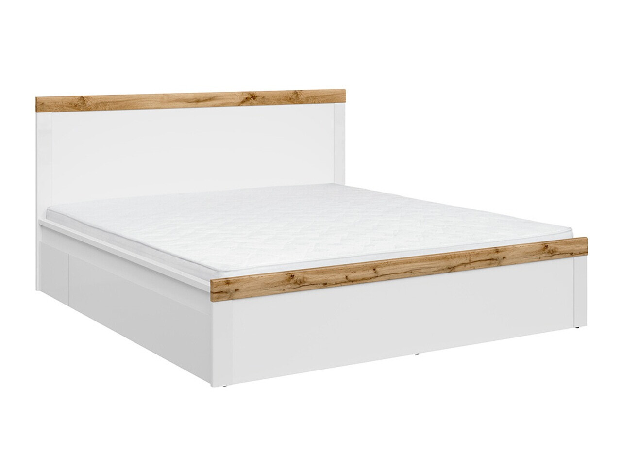 Ágy Sonsoru 115 (Fehér + Fényes fehér + Wotan tölgy)