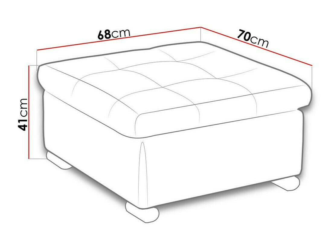 Kárpitozott bútorok Comfivo Gemma I (Soft 020 + Majorka 03)