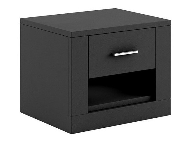 Éjjeliszekrény Fresno 106 (Fekete)