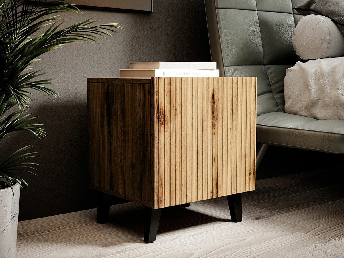 Éjjeliszekrény szett Comes (Wotan tölgy)