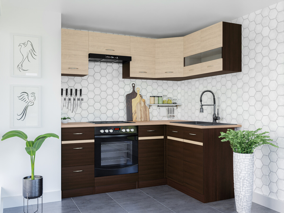 Moduláris konyha szett Eli Dark 115