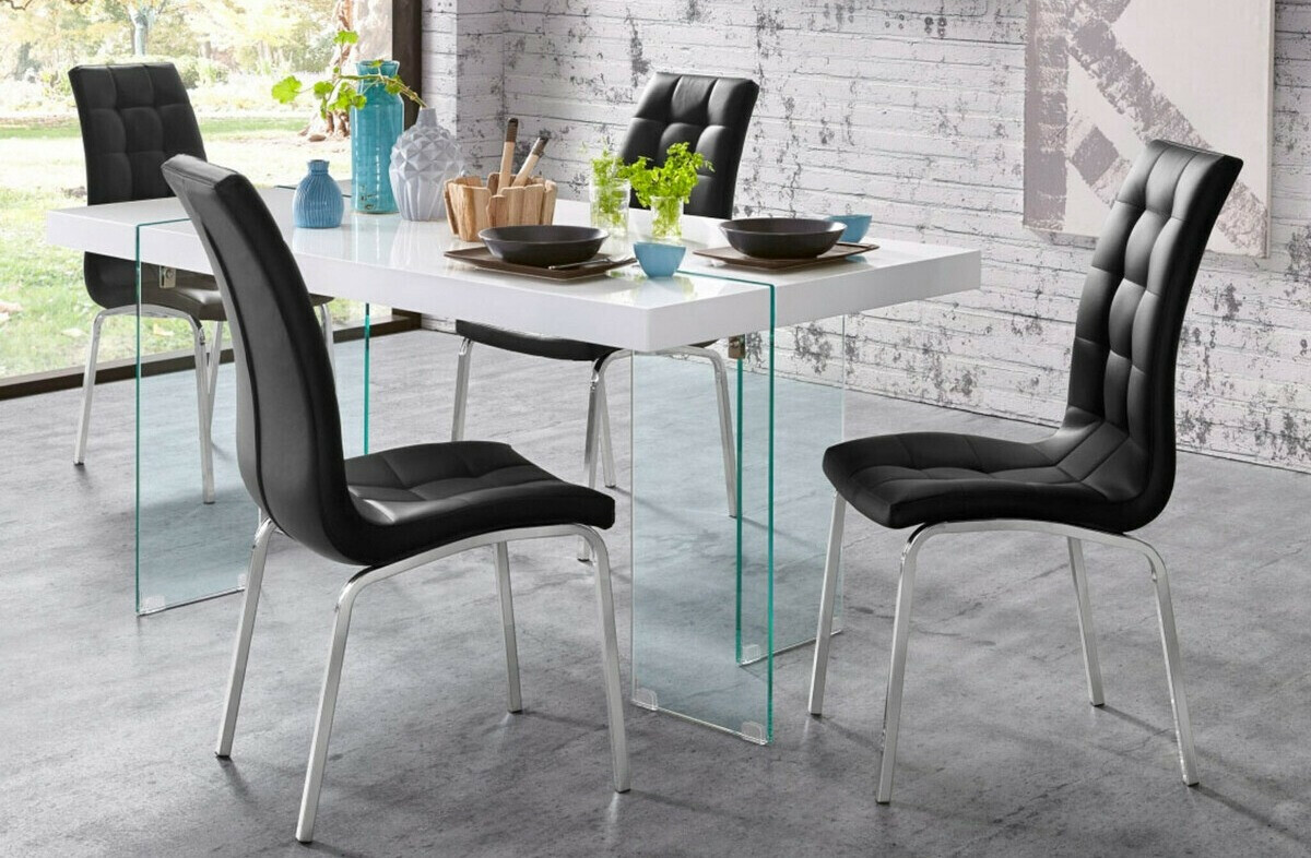 Étkezőgarnitúra Denton 1110 (Fekete)