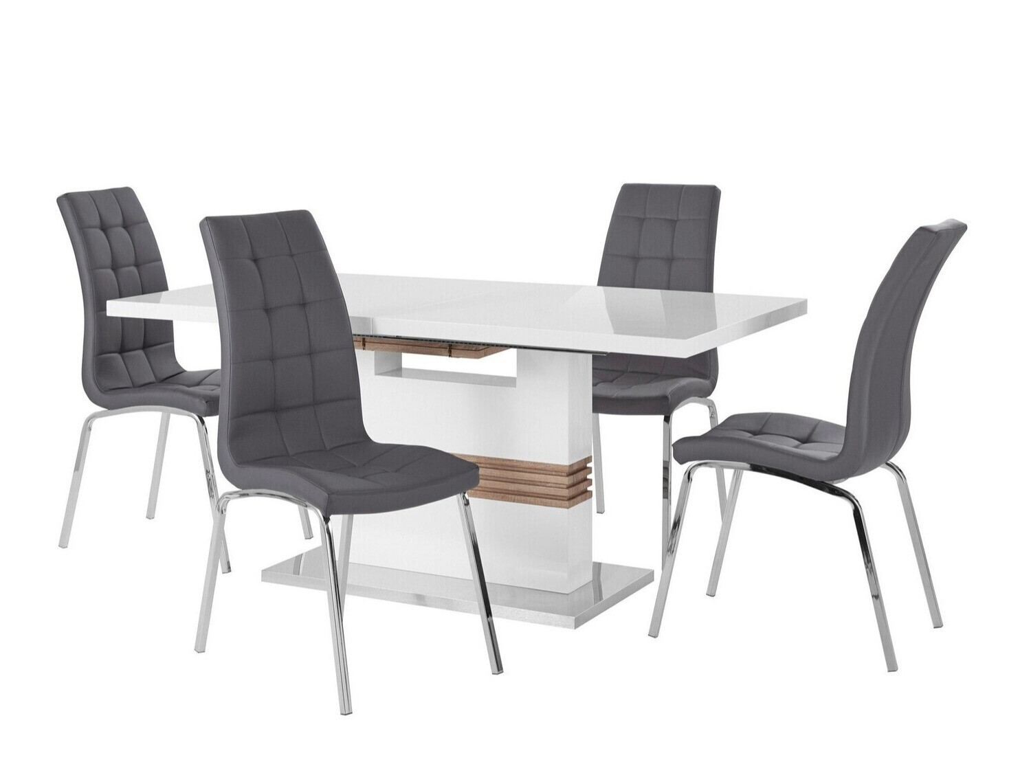 Étkezőgarnitúra Denton 1111 (Szürke)