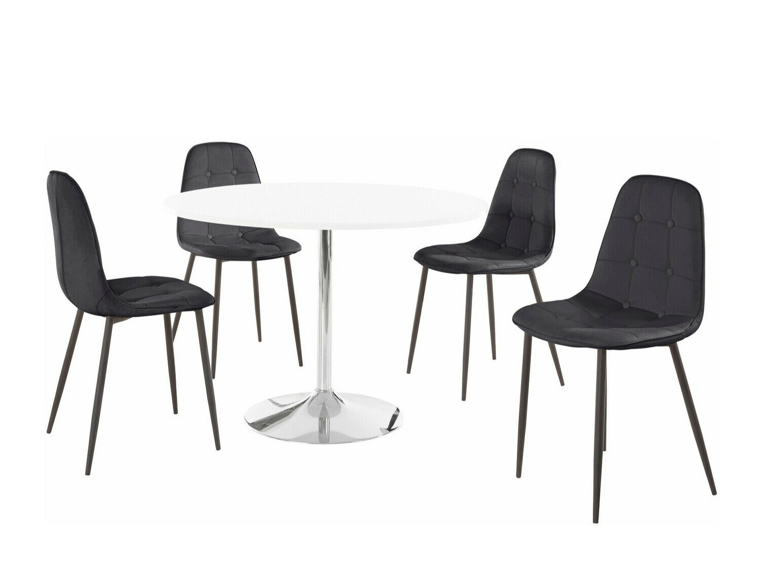 Étkezőgarnitúra Denton 932 (Fekete)