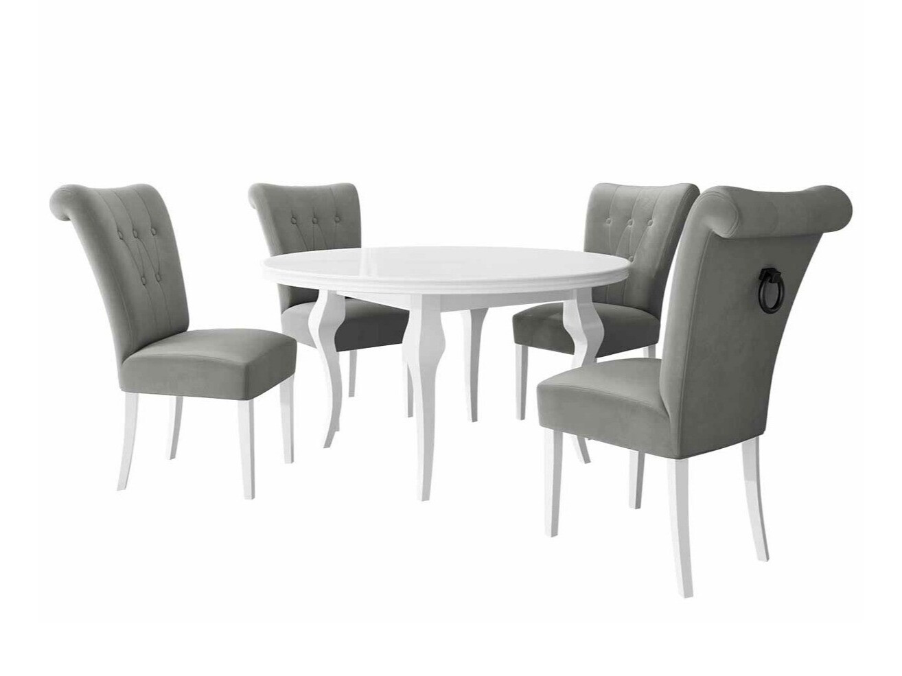 Étkezőgarnitúra Racine 142 (Fekete)