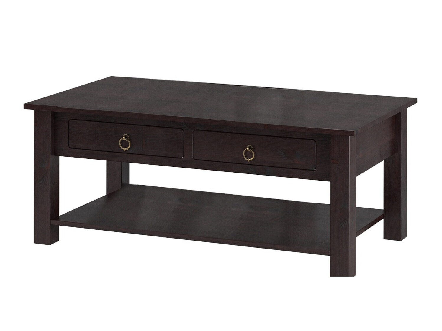 Dohányzóasztal Denton 120 (Sötét barna)