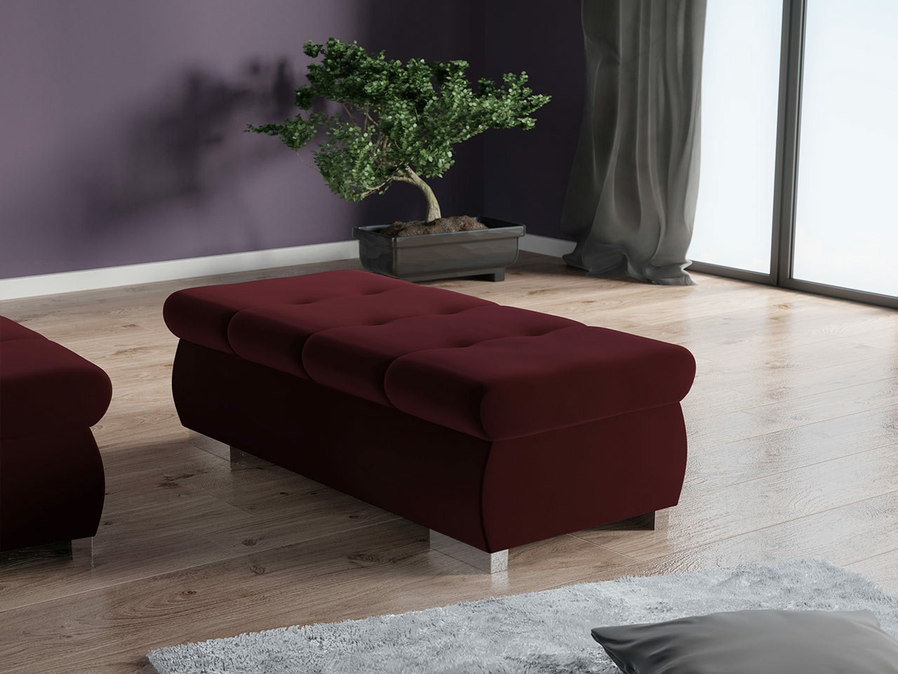 Kárpitozott pad Comfivo 123 (Venus Velvet 2932)