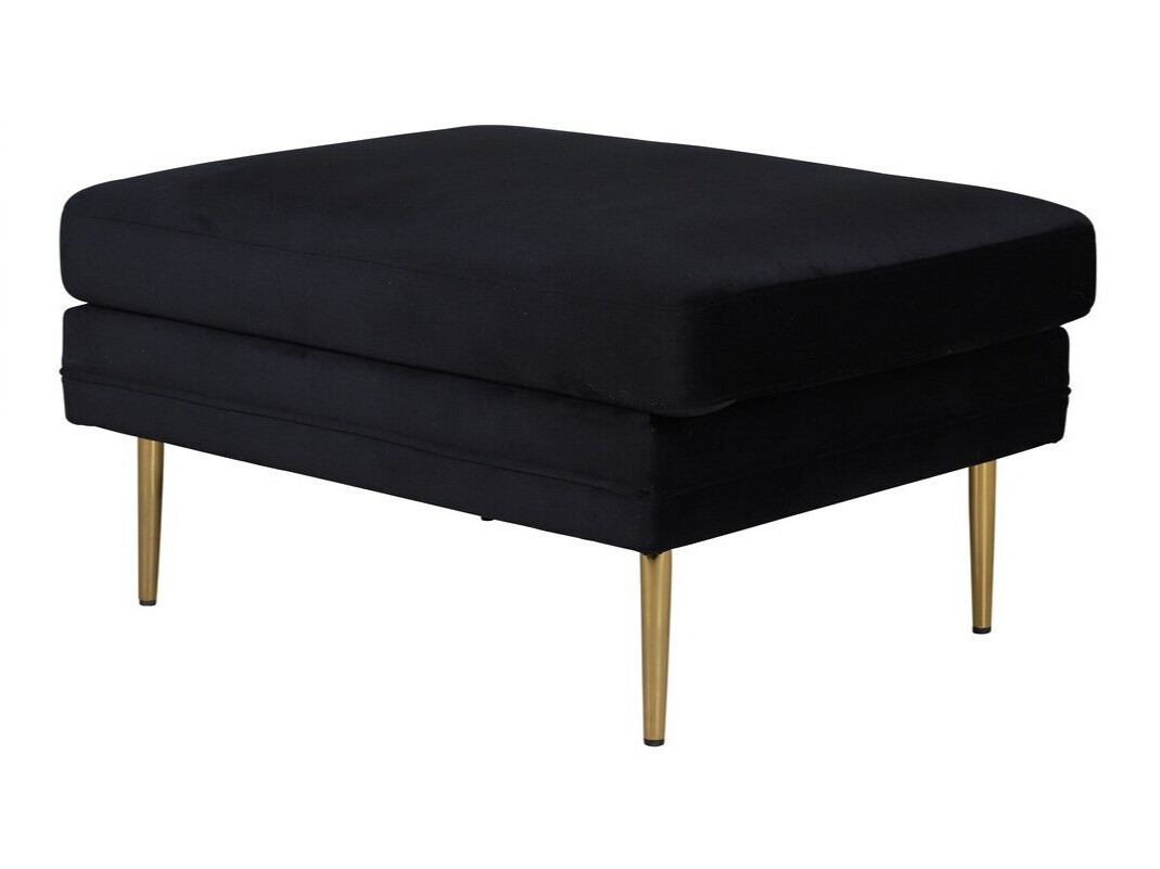 Kárpitozott pad Dallas 2653 (Fekete + Aranysárga)