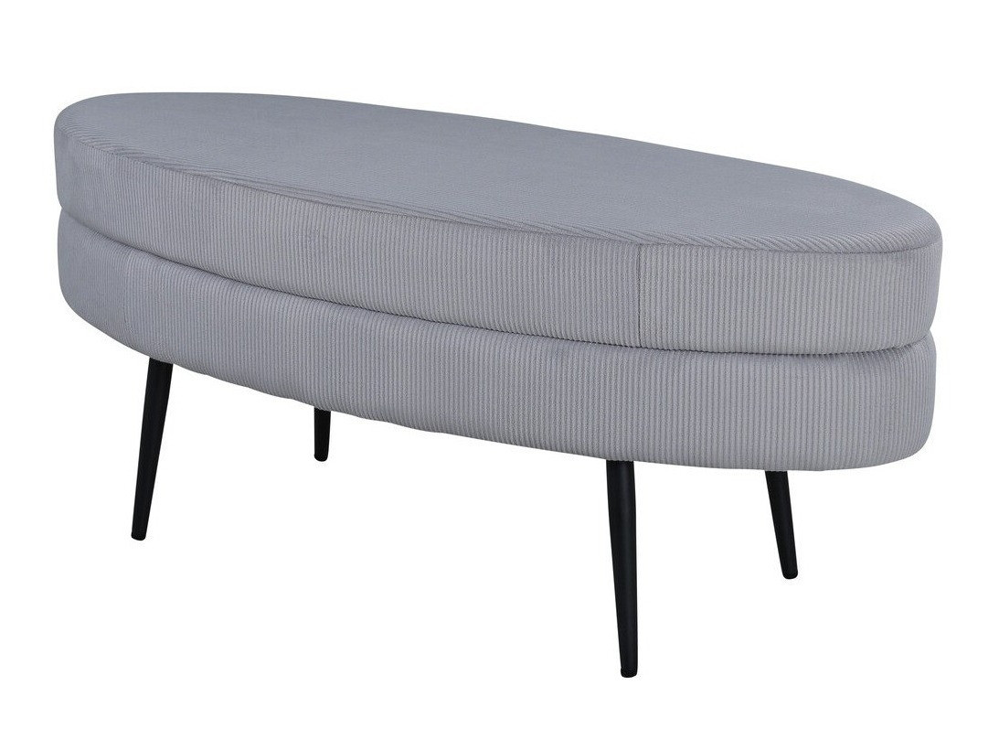 Kárpitozott pad Dallas 2920 (Szürke + Fekete)