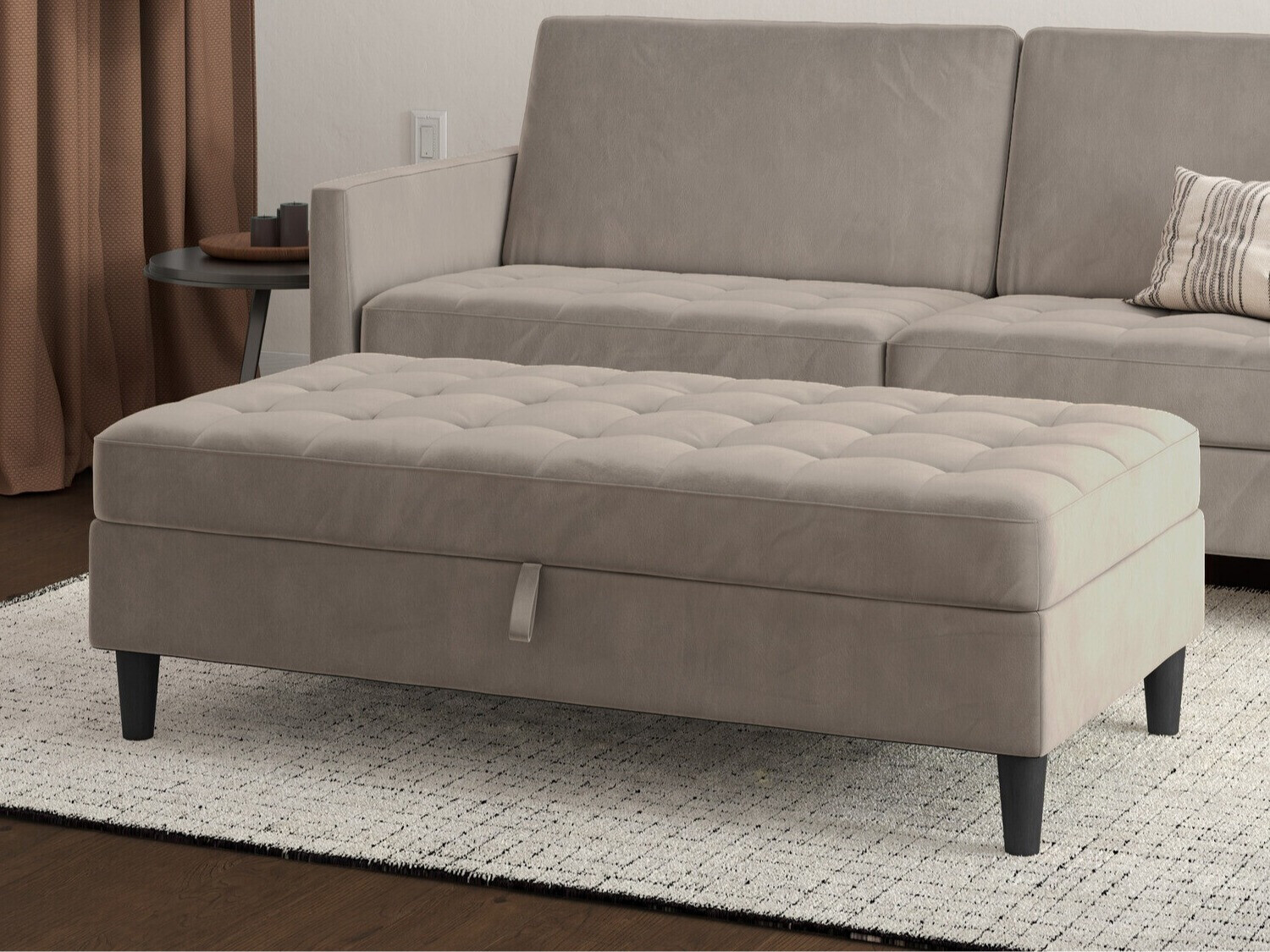 Kárpitozott pad Tulsa 544 (Taupe)