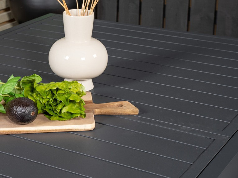 Asztal és szék garnitúra Dallas 3783 (Szürke + Fekete)